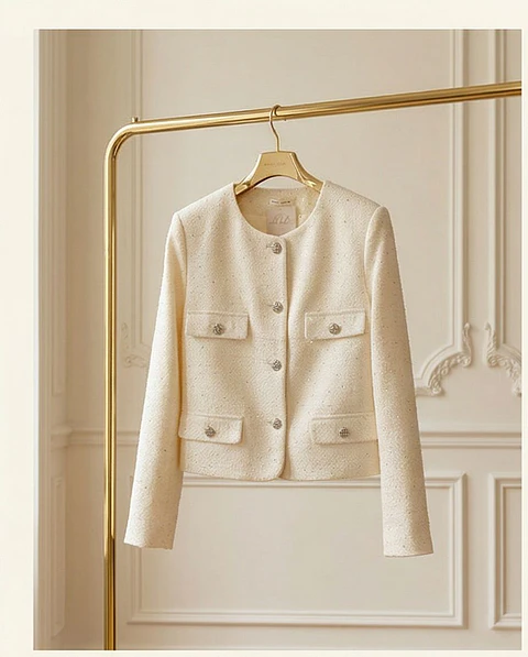 Casaco "Teddy Hug" – Textura Bouclé