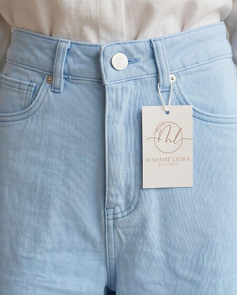 Calças de Ganga "Liora Denim" – Conforto Elastano & Corte Sculpt