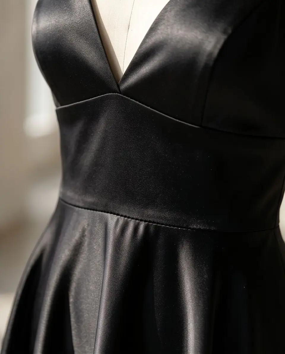 Vestido Cocktail Acetinado Glow 10