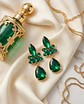 Brincos de Gala Esmeralda Royale - Thumbnail 4