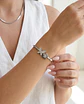 Bracelete Rígida Butterfly & Flower - Silver - Thumbnail 2