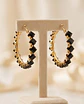 Brincos Argola Midnight Onyx - thumbnail 1