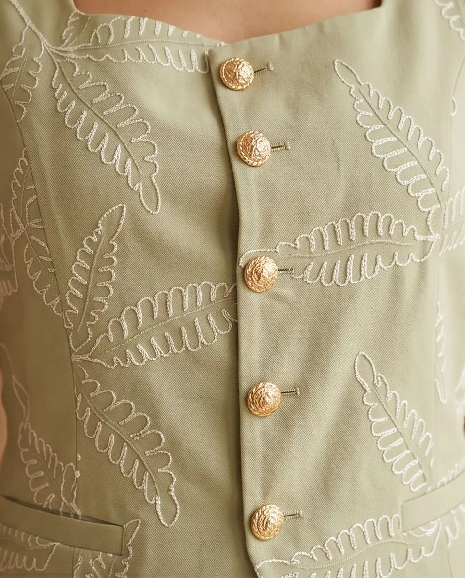 Conjunto Co-ord Botanical Embroidery 7