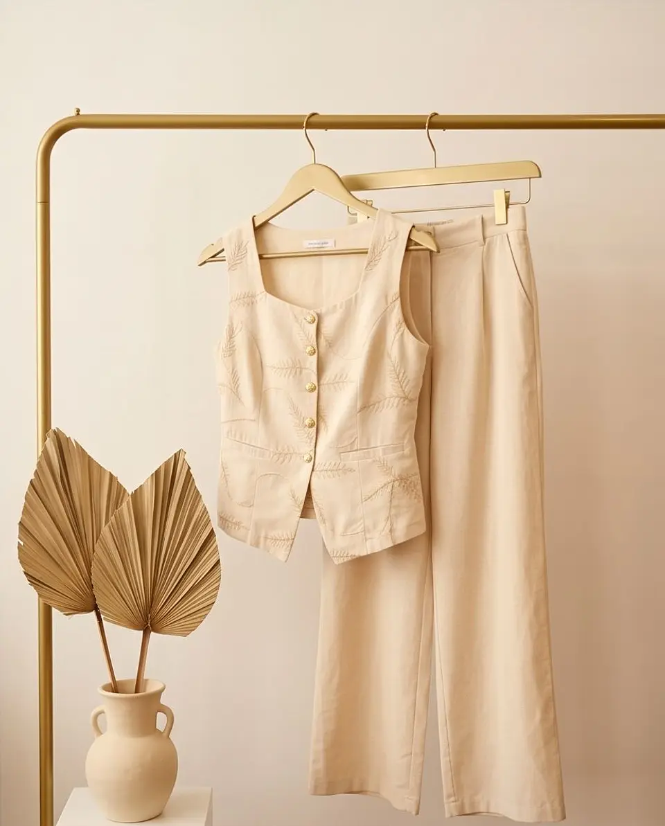 Conjunto Co-ord Botanical Embroidery 8