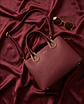 Mala de Mão & Ombro BAGGO - Burgundy Elegance - Thumbnail 2