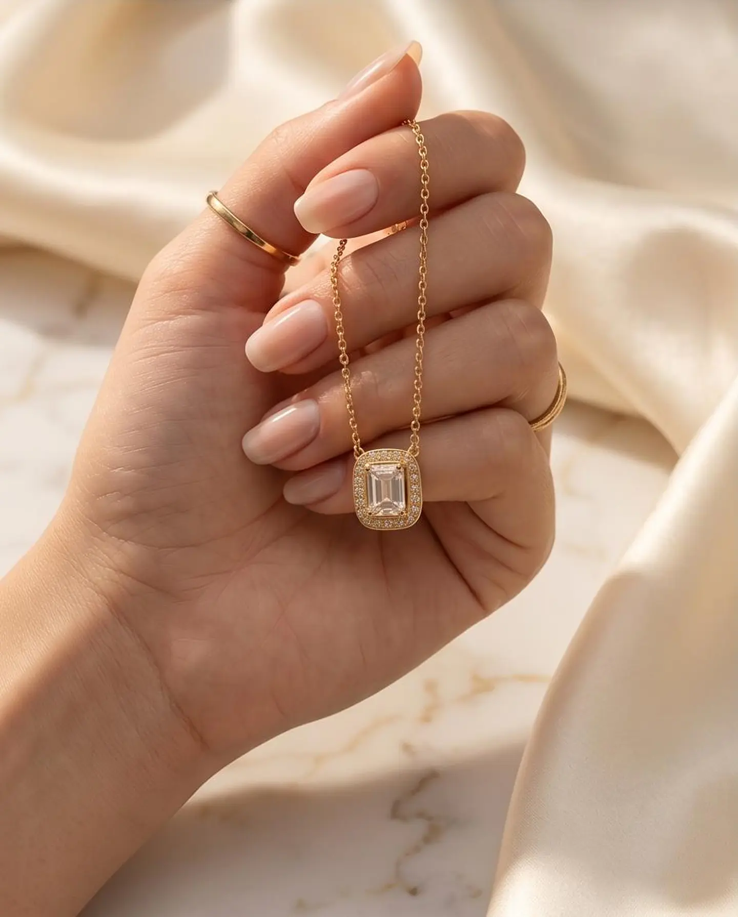 Fio Geometric Pearl Drop - Gold Edition 1