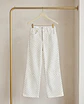 Calças de Ganga Straight Leg Asymmetric Denim - Thumbnail 2