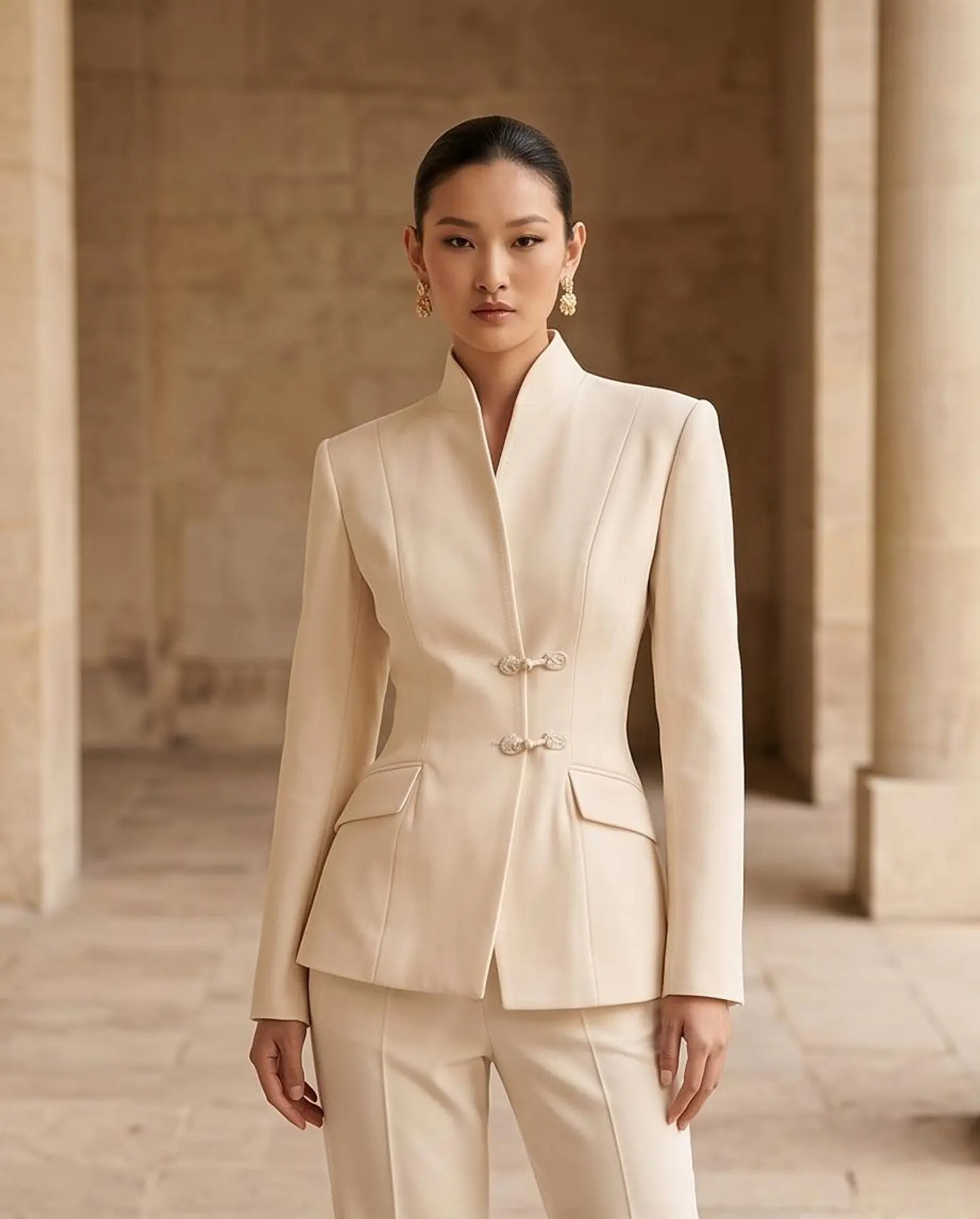 Blazer Estruturado Oriental Élegance 6