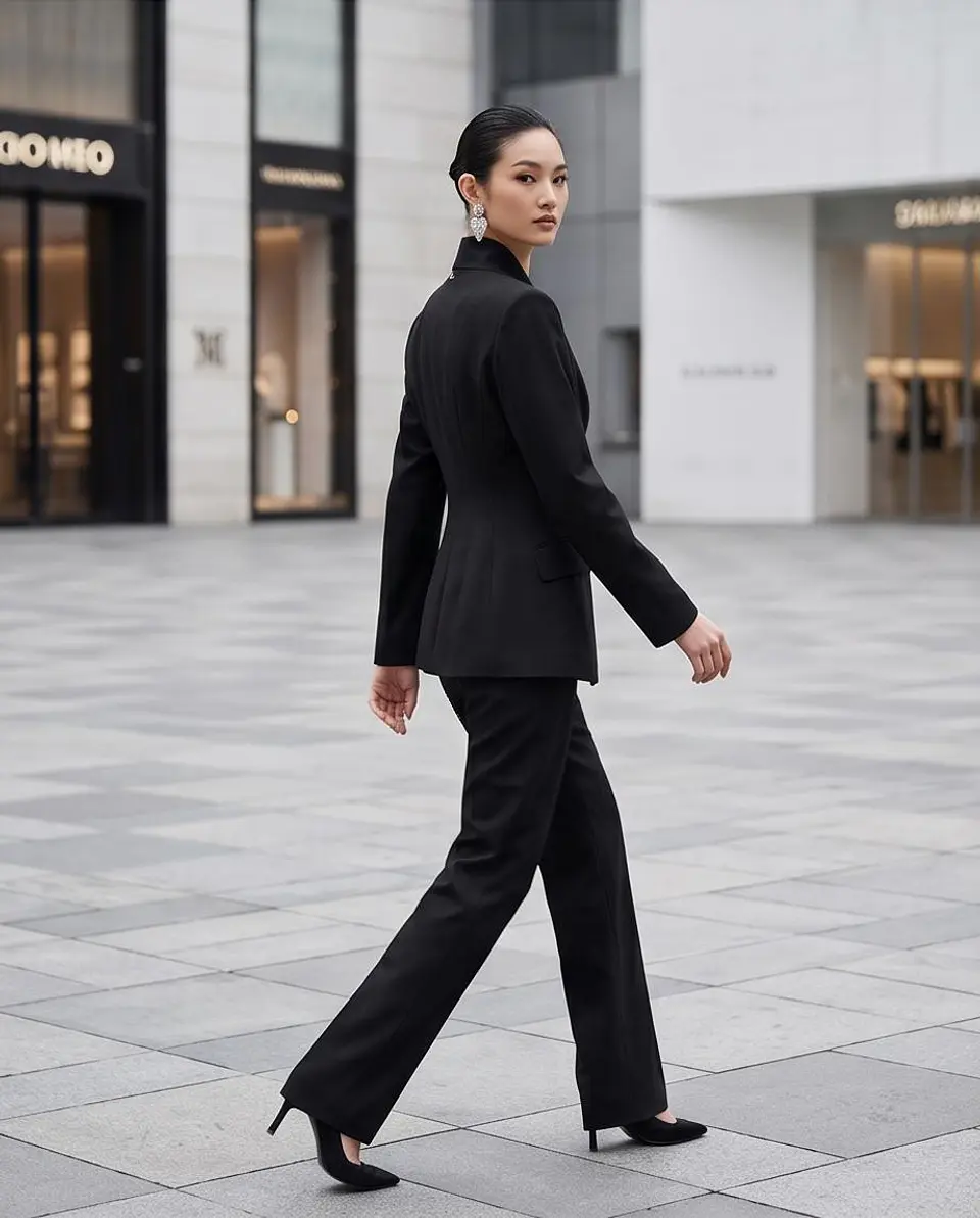 Blazer Estruturado Oriental Élegance 8