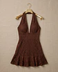 Vestido Curto Renda Halter Sweetheart - Thumbnail 9