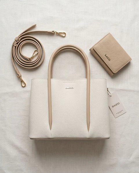 Mala BAGCO Duo 24 cm - Carteira e Alça Incluídas