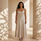 Vestido Midi Siena - Alças Ajustáveis e Cinto - thumbnail 2