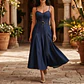 Vestido Midi Siena - Alças Ajustáveis e Cinto - thumbnail 5