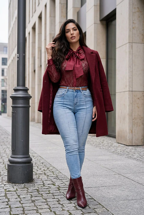 Camisa "Chantilly" - Renda com Laço no Colarinho