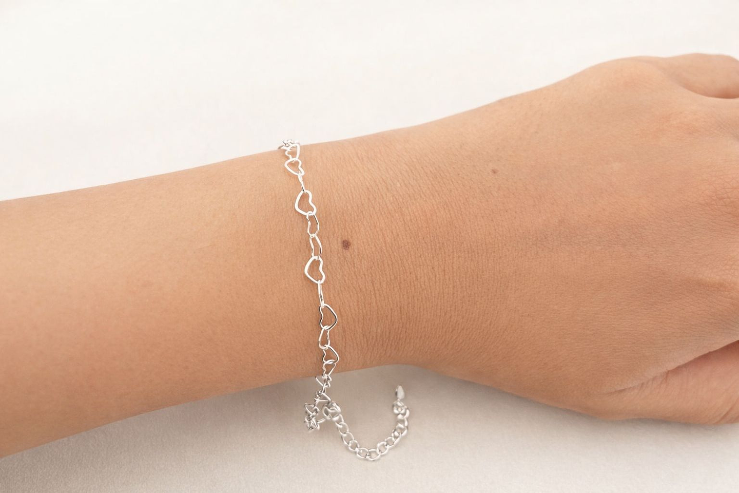 Pulseira Elo Corações Delicados 2