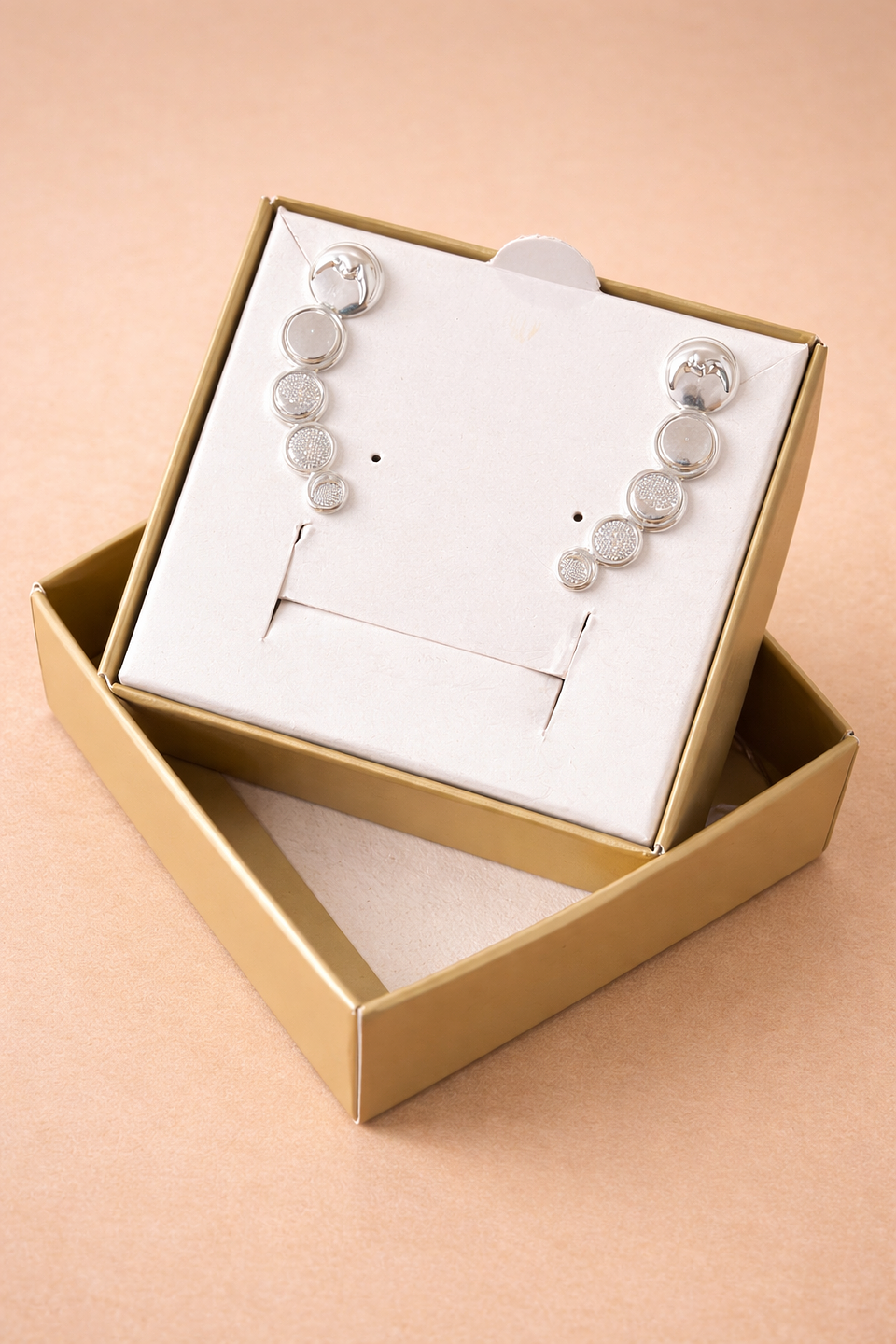 Brinco Ear Cuff Fases da Lua - Prata 1