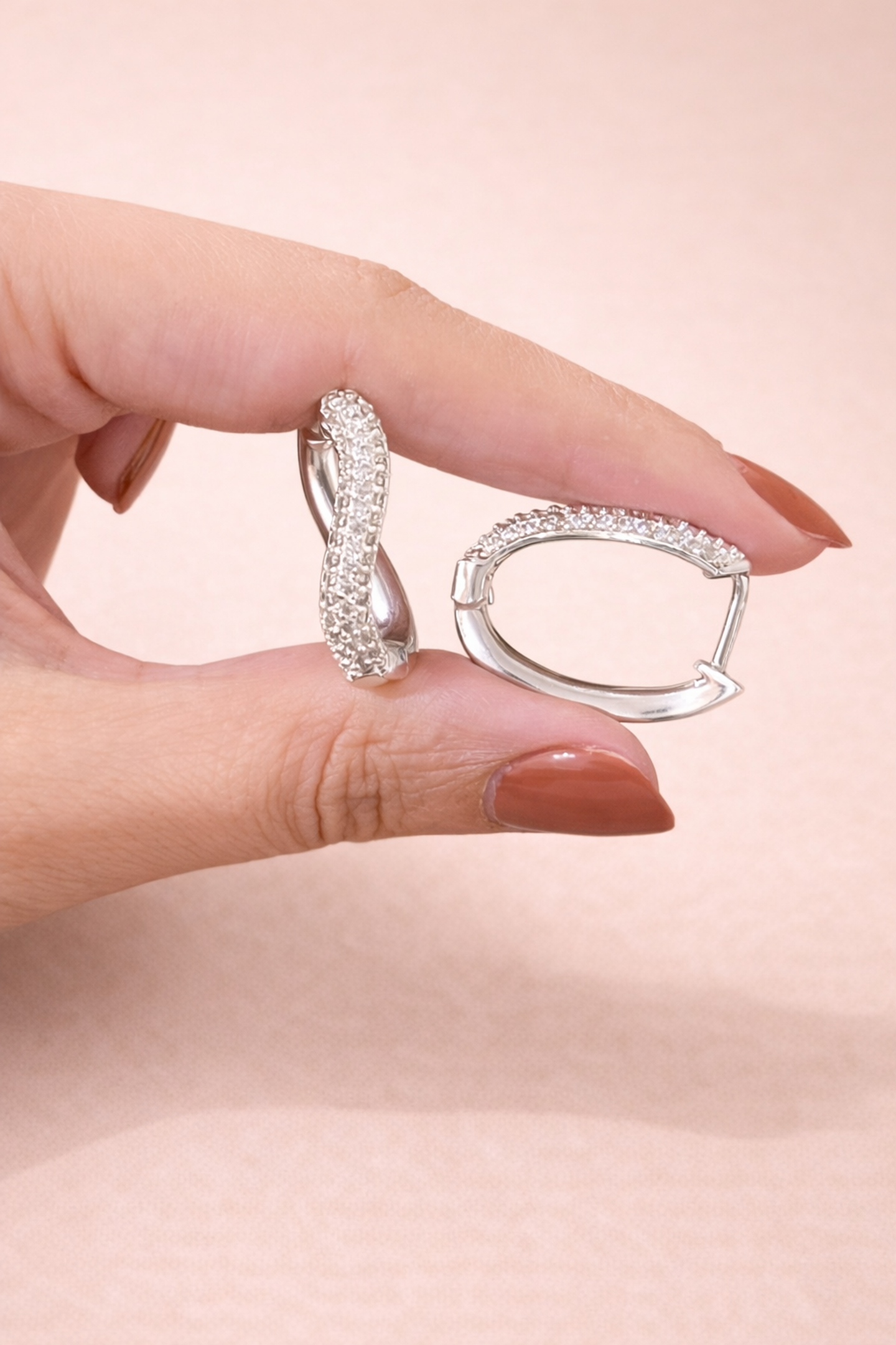 Brinco Elo Brilho Prata 1