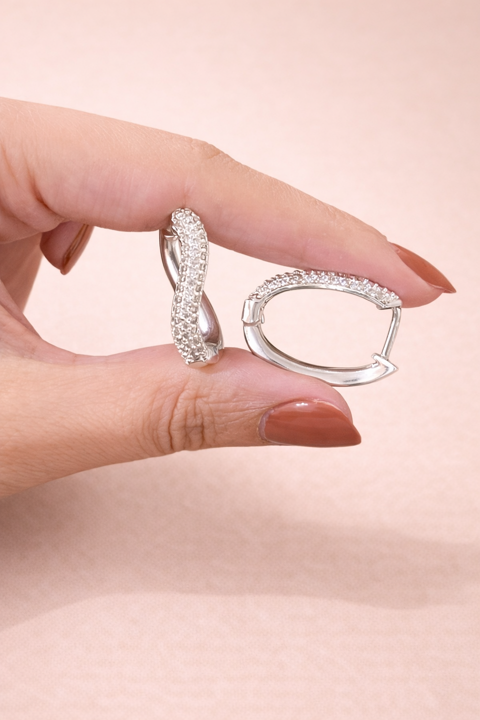 Brinco Elo Brilho Prata 1