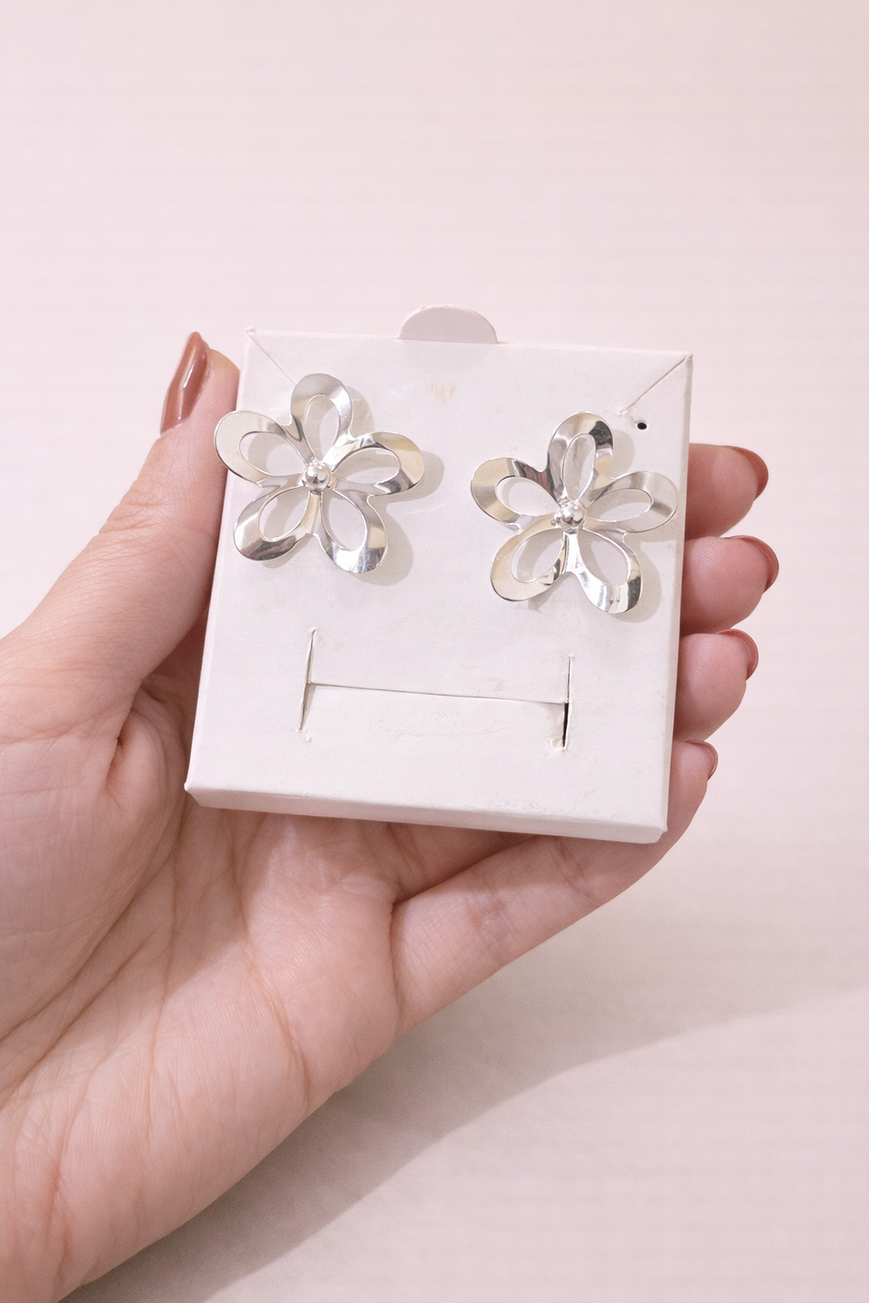 Brinco Flor Lumina Prata 1