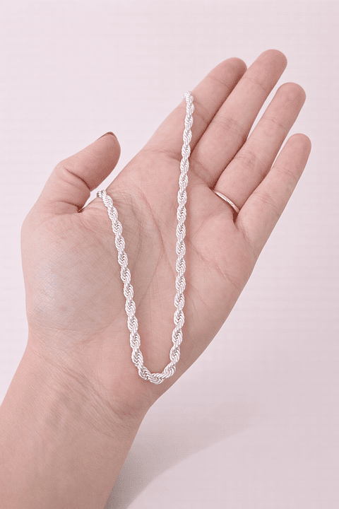 Colar Cordão Baiano - Prata | Dourado