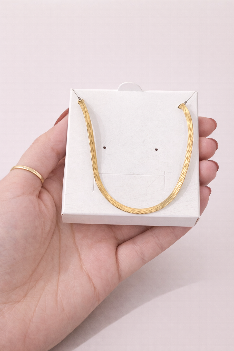 Colar Fita Dourado 1