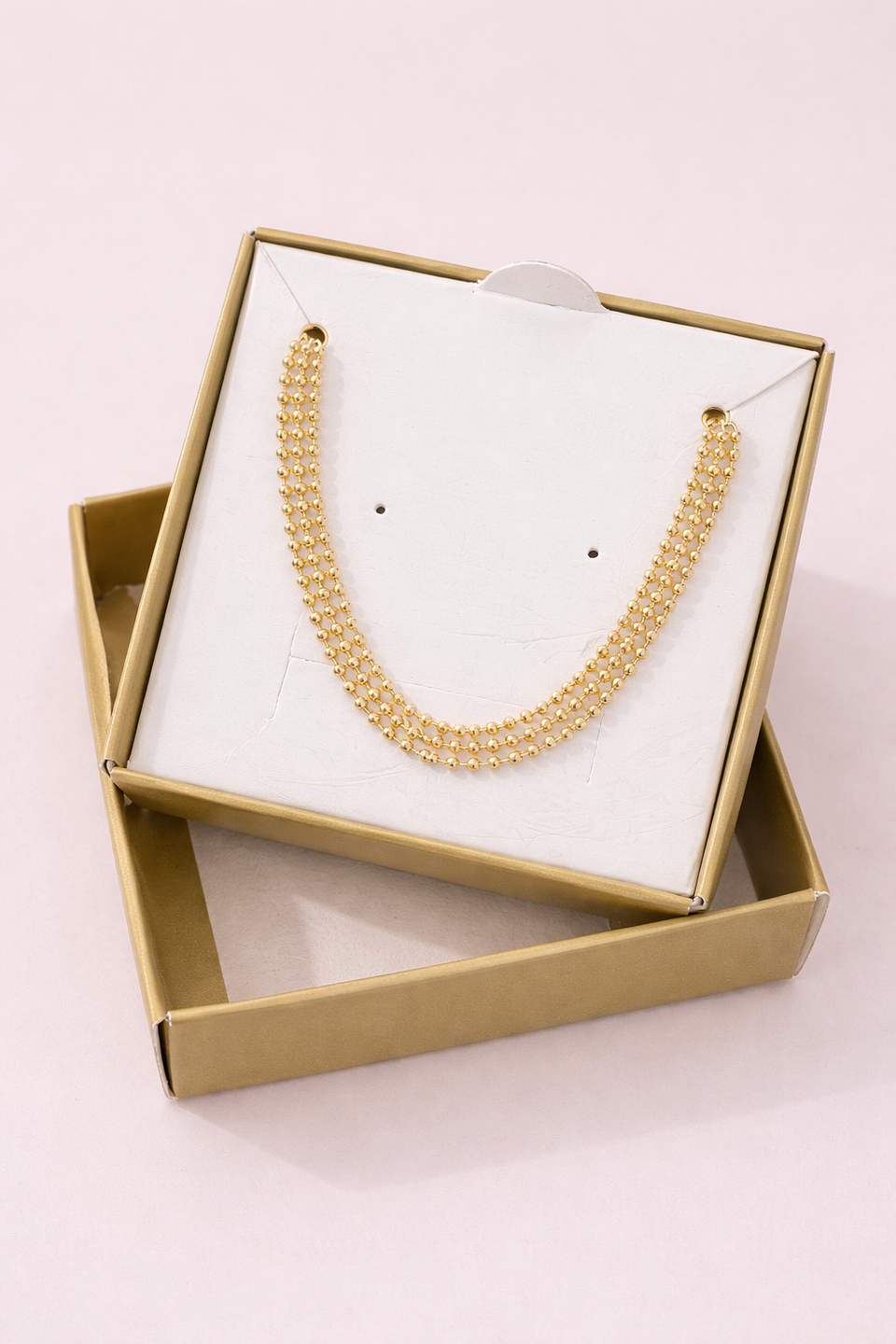 Colar Trama Dourado 3