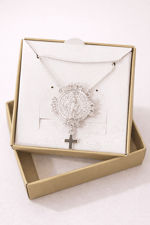 Colar Nossa Senhora Imperial com Cruz