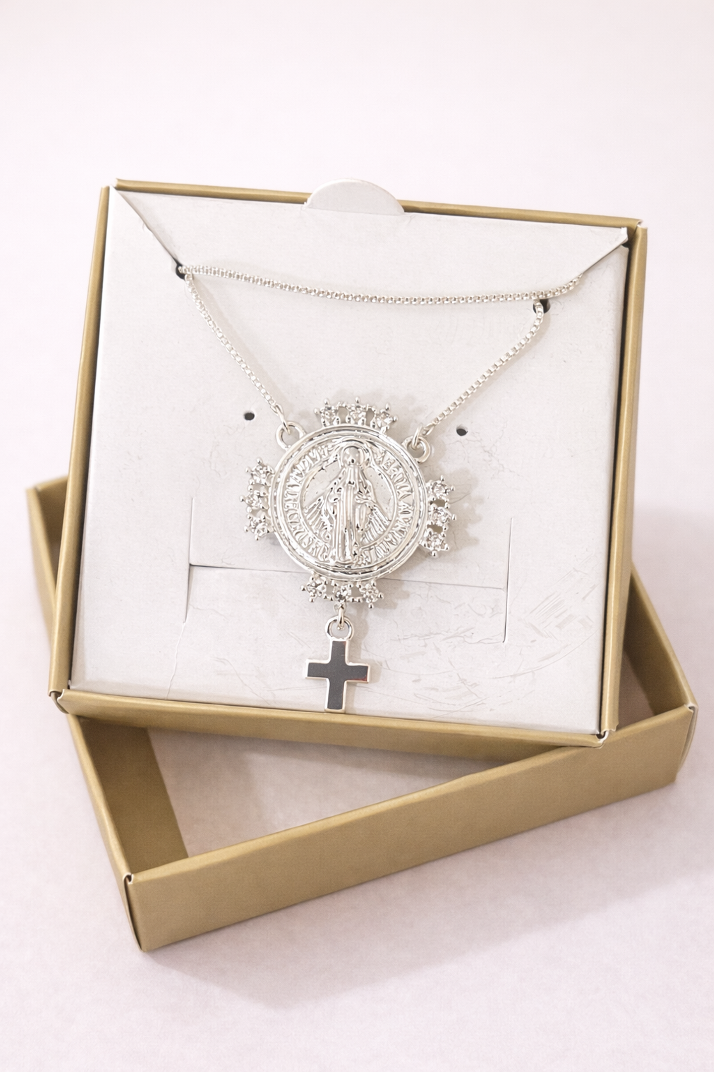 Colar Nossa Senhora Imperial com Cruz 1