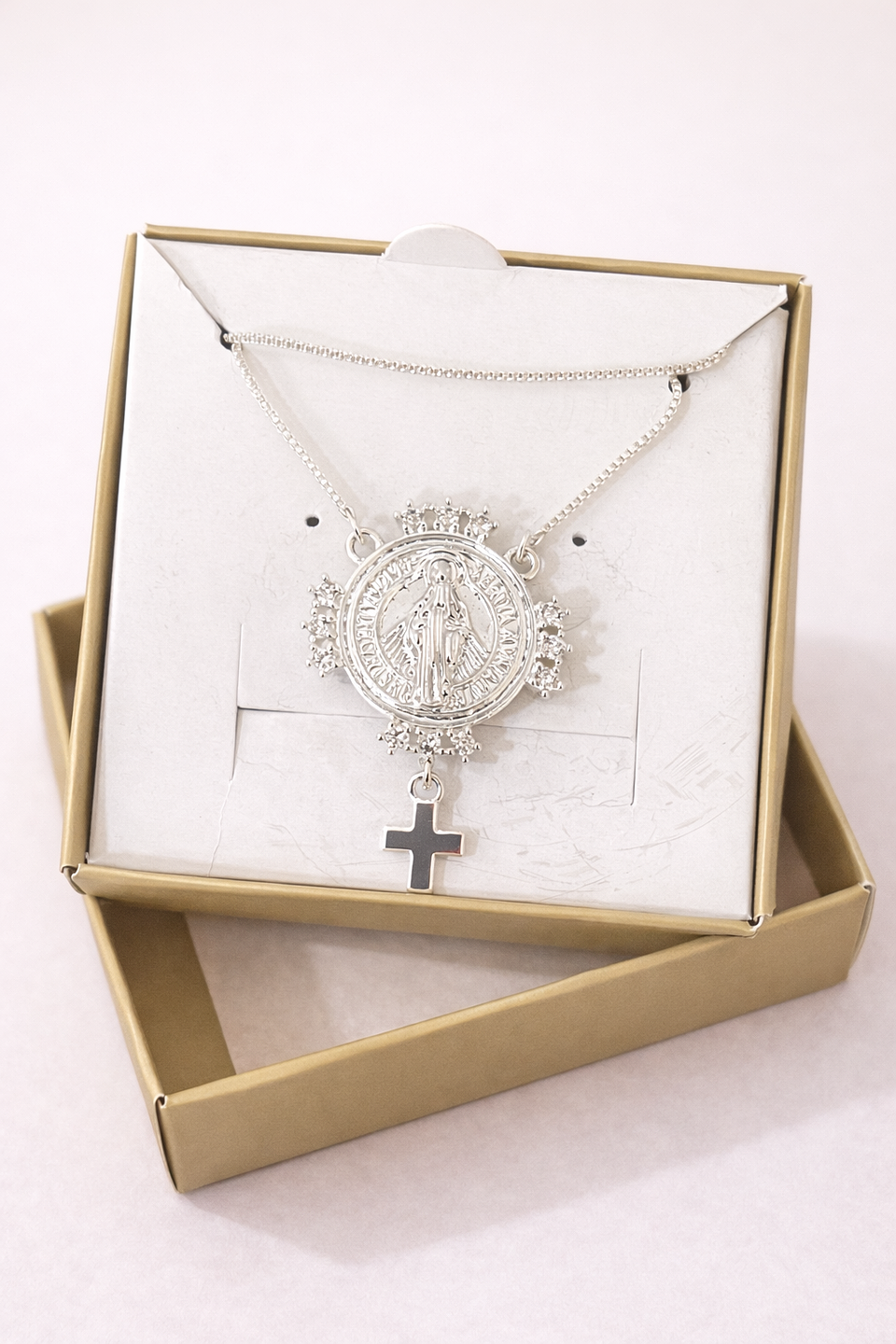 Colar Nossa Senhora Imperial com Cruz 1