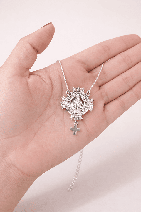 Colar Nossa Senhora Imperial com Cruz