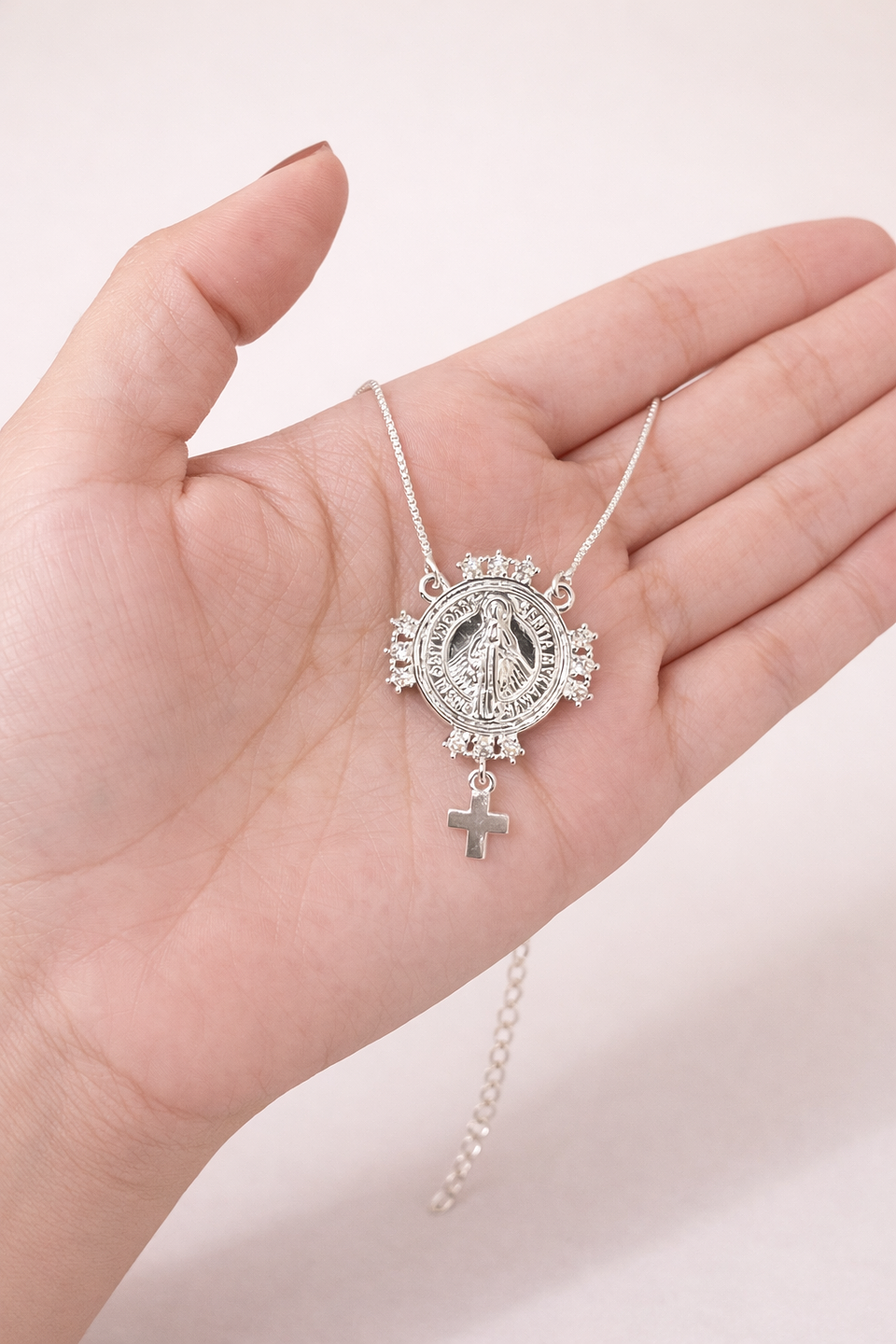 Colar Nossa Senhora Imperial com Cruz 2