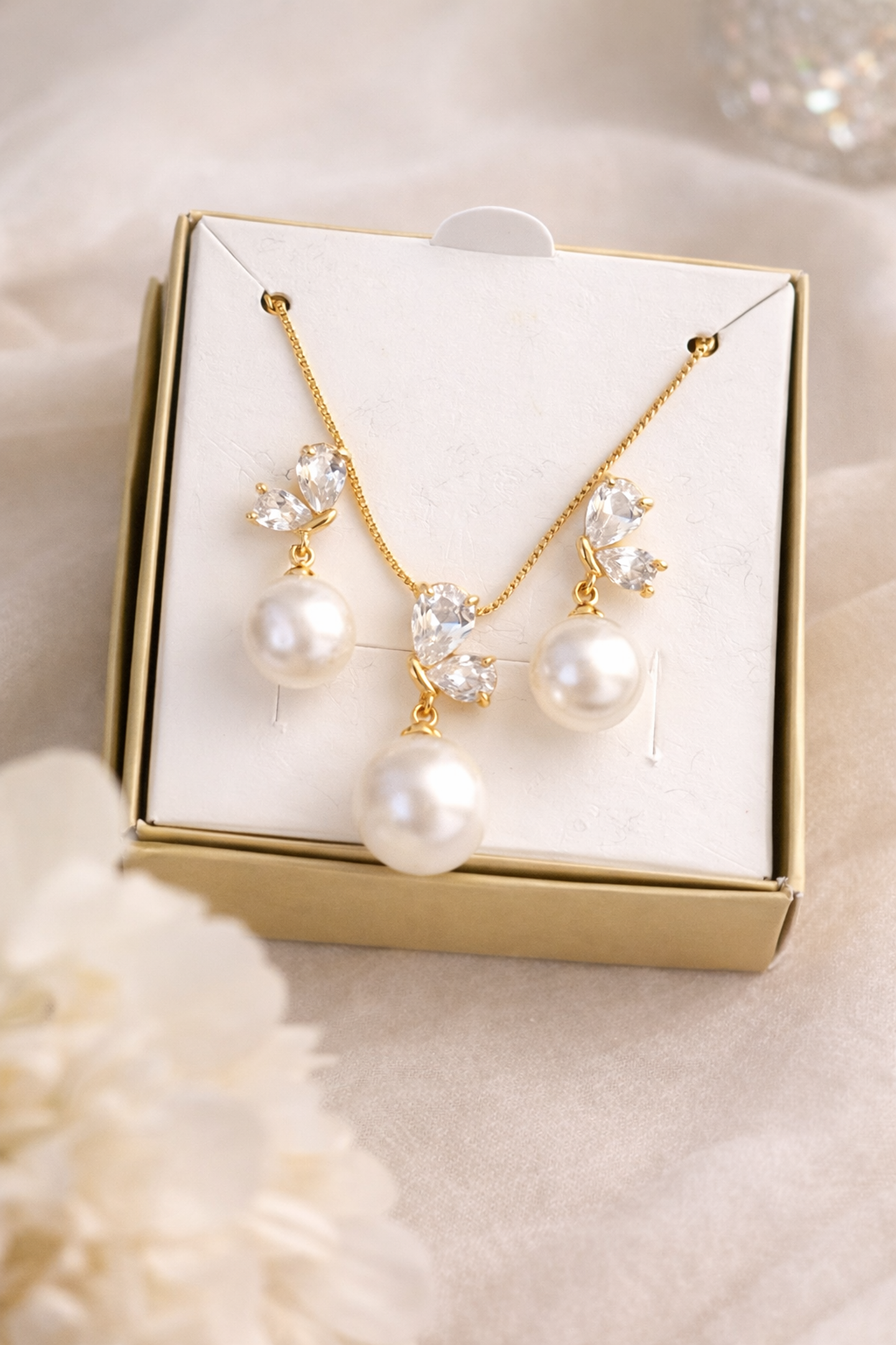 Conjunto Pérola Imperial Flor 2