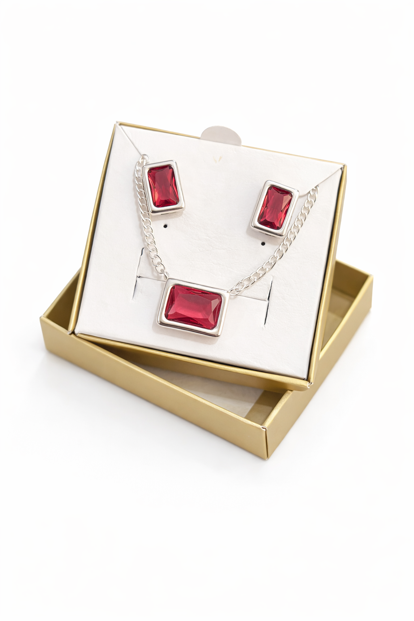 Conjunto Rubi Elegance Prata 2