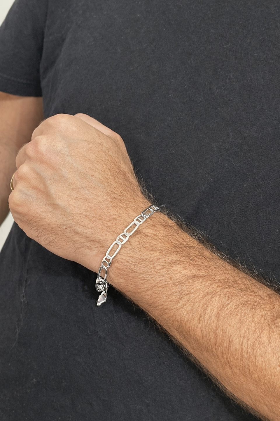 Pulseira Titan Masculina Prata 2