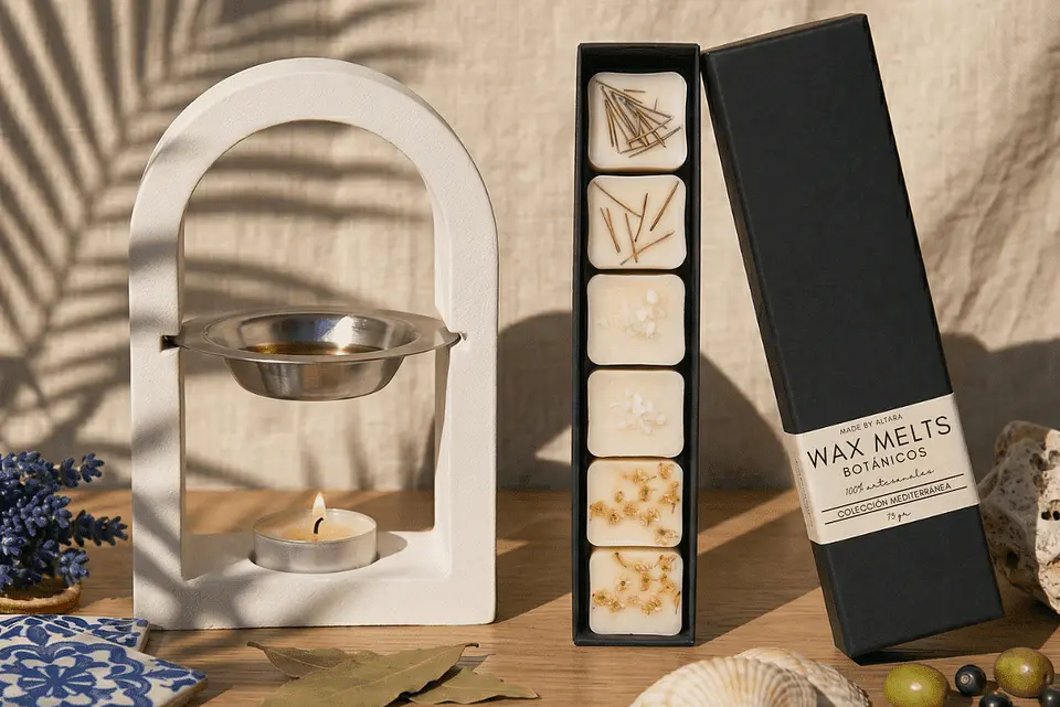 Pack Quemador de Resina Ecológica + Wax melts 2