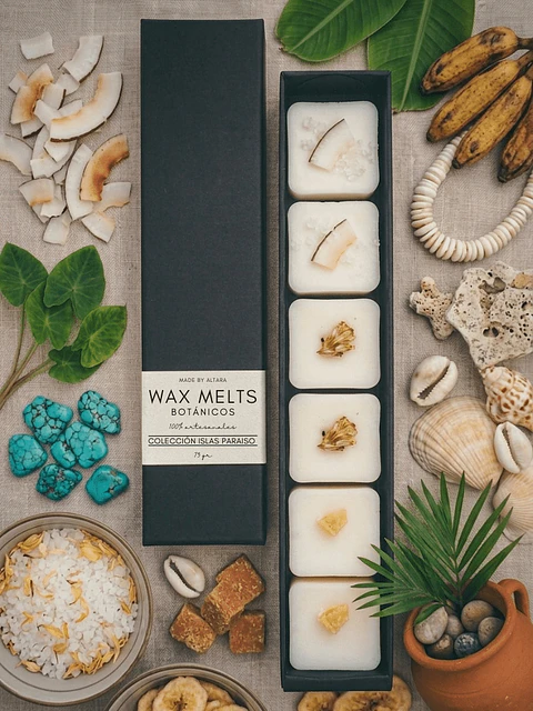 Pack Wax Melts - Colección Islas Paraíso