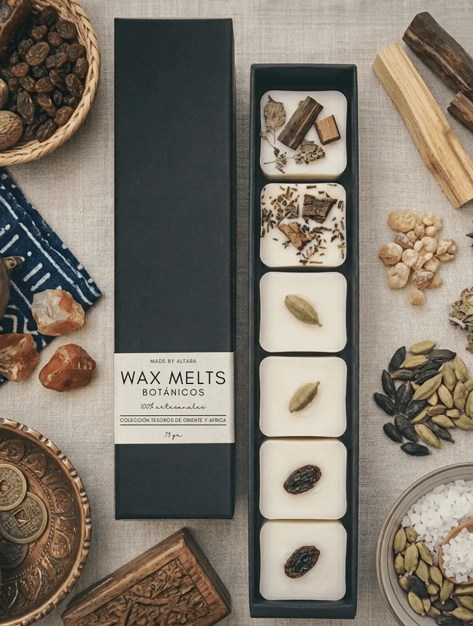 Pack Wax Melts - Colección Tesoros de Oriente y África 1