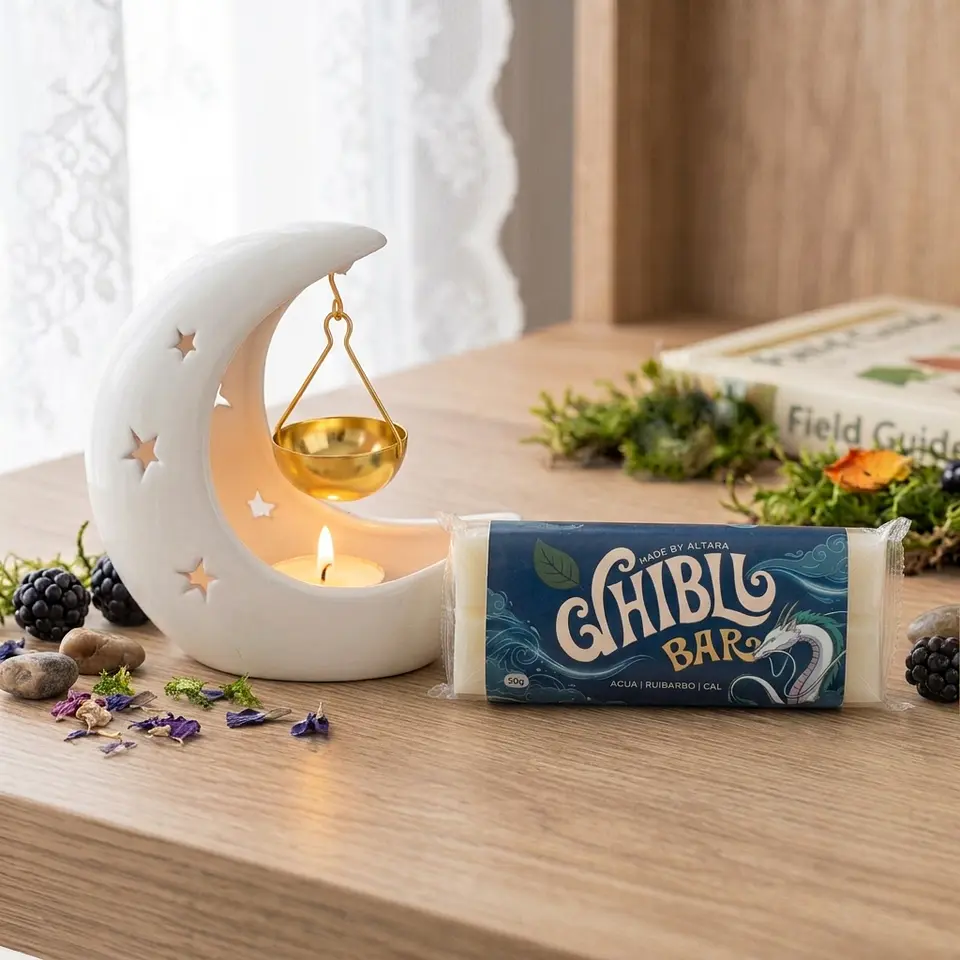 Kit Iniciación Quemador Luna y Tableta de cera 1