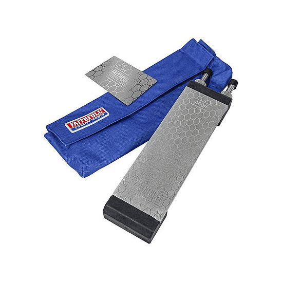Pedra de Afiar Diamantada Dupla Face 400 / 1000 – Faithfull (Double-Sided Diamond Sharpening Stone) 2