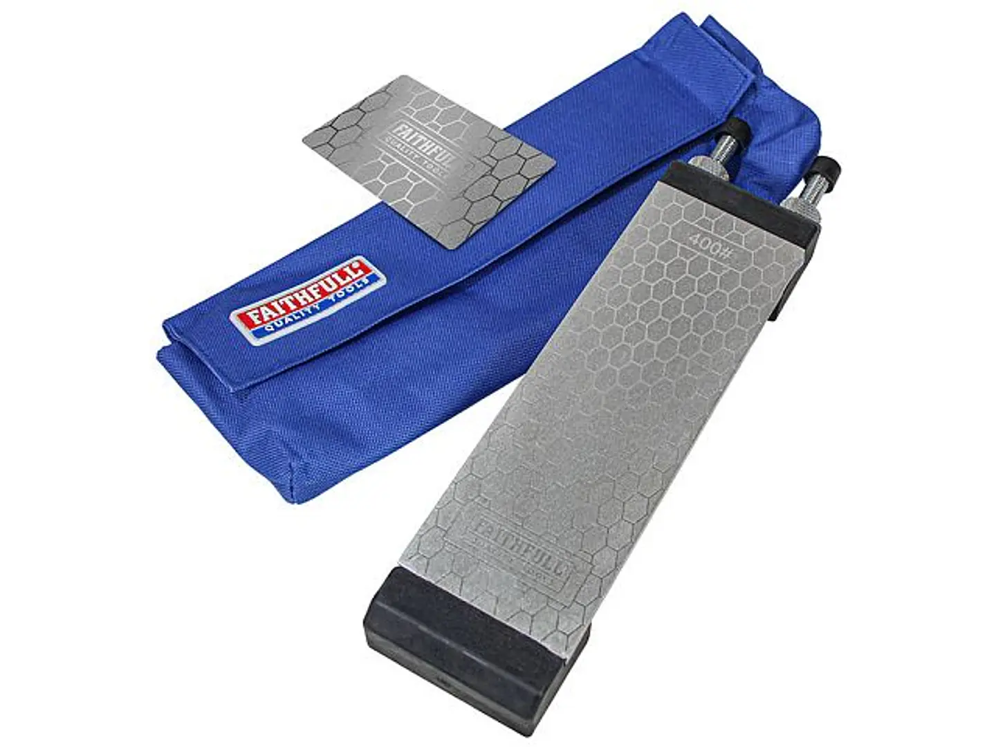 Pedra de Afiar Diamantada Dupla Face 400 / 1000 – Faithfull (Double-Sided Diamond Sharpening Stone) 2