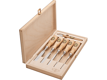 Conjunto de cinzéis para juntas de cauda de andorinha, 6 peças | com cabo de faia 2