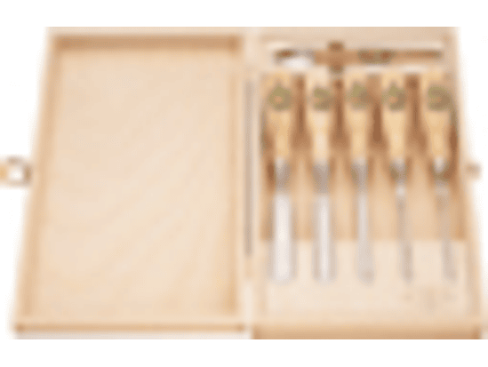 Conjunto de cinzéis para juntas de cauda de andorinha, 6 peças | com cabo de faia 3