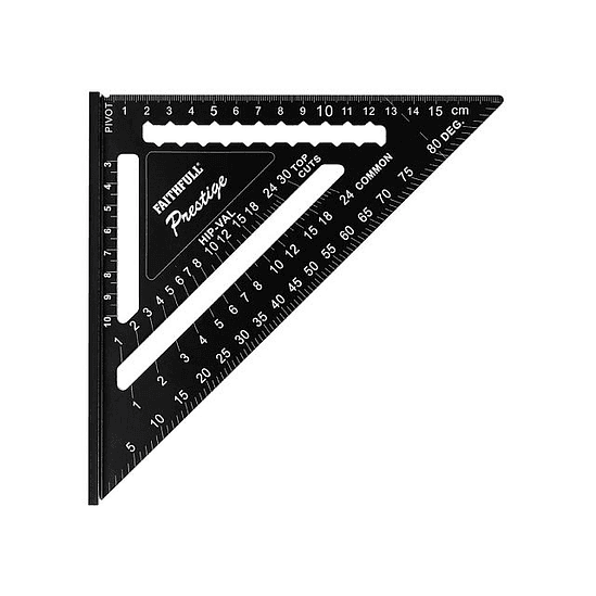 Esquadro Rafter em Alumínio 180 mm – Faithfull (Prestige Quick Roofing Square) 2