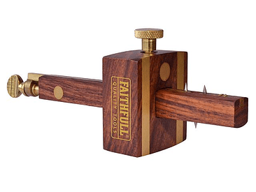 Graminho de marcação de furos e respigas com ajuste de parafuso 2