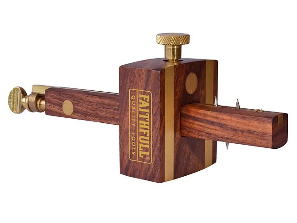 Faithfull Mortise and Marking Gauge with Screw Adjustment 2