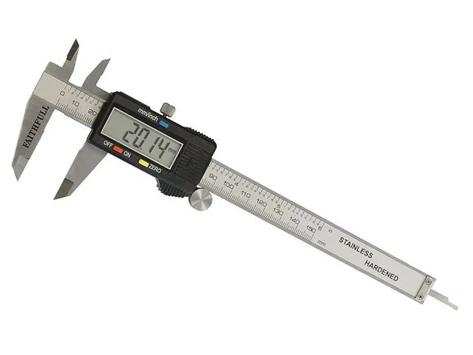 Paquímetro Digital 150 mm em Aço Inoxidável – Faithfull (Digital Vernier Caliper) 2