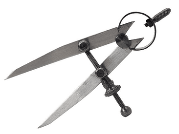 Compasso de pontas com mola 2