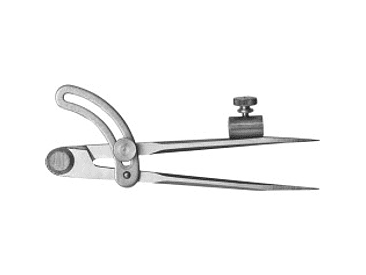 Compasso de arco com porta-lápis Kirschen 2