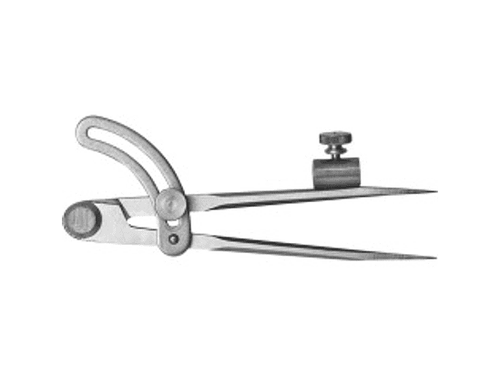 Compasso de arco com porta-lápis Kirschen 2