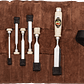 Conjunto de Formões em Bolsa de Couro Castanha – Kirschen (Chisel Set) - thumbnail 7